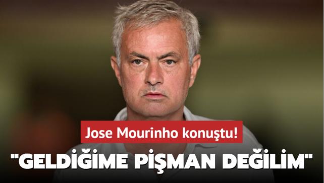 Jose Mourinho konutu! "Buraya geldiime piman deilim"