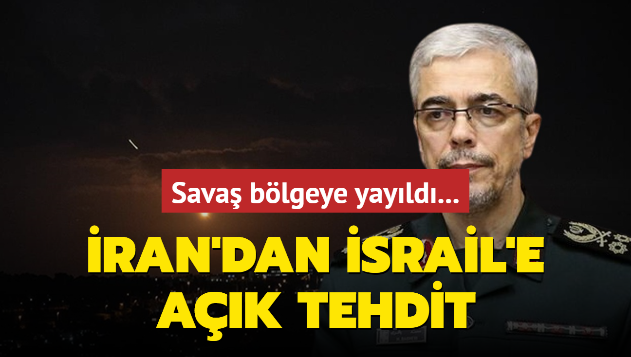 Sava blgeye yayld... ran'dan srail'e ak tehdit