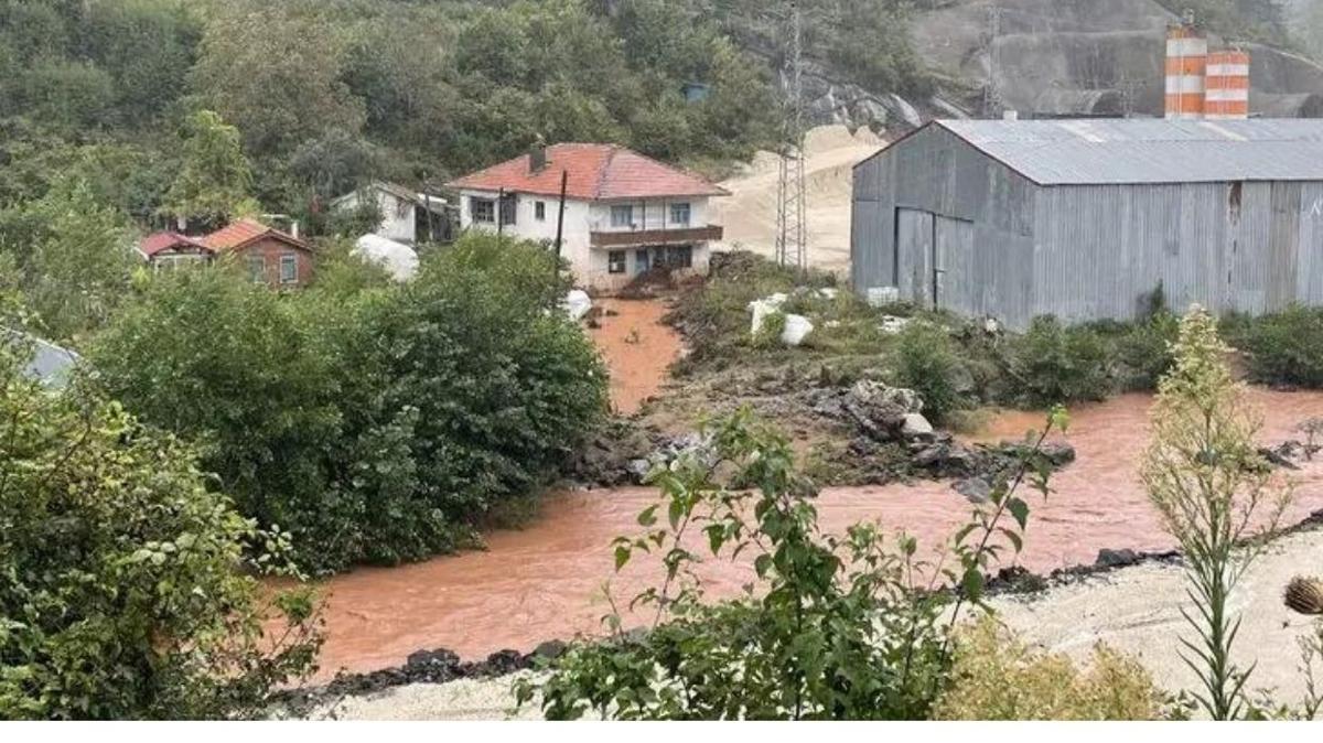 Bartn'da iddetli ya ky yollarnn kapanmasna neden oldu