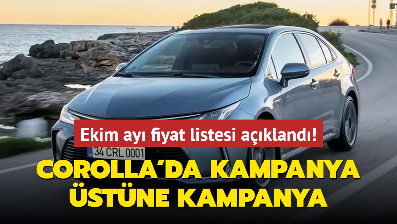 Toyota yapacan yapt: Otomobilin tamamna taksit! stelik Corolla'da kampanya stne kampanya