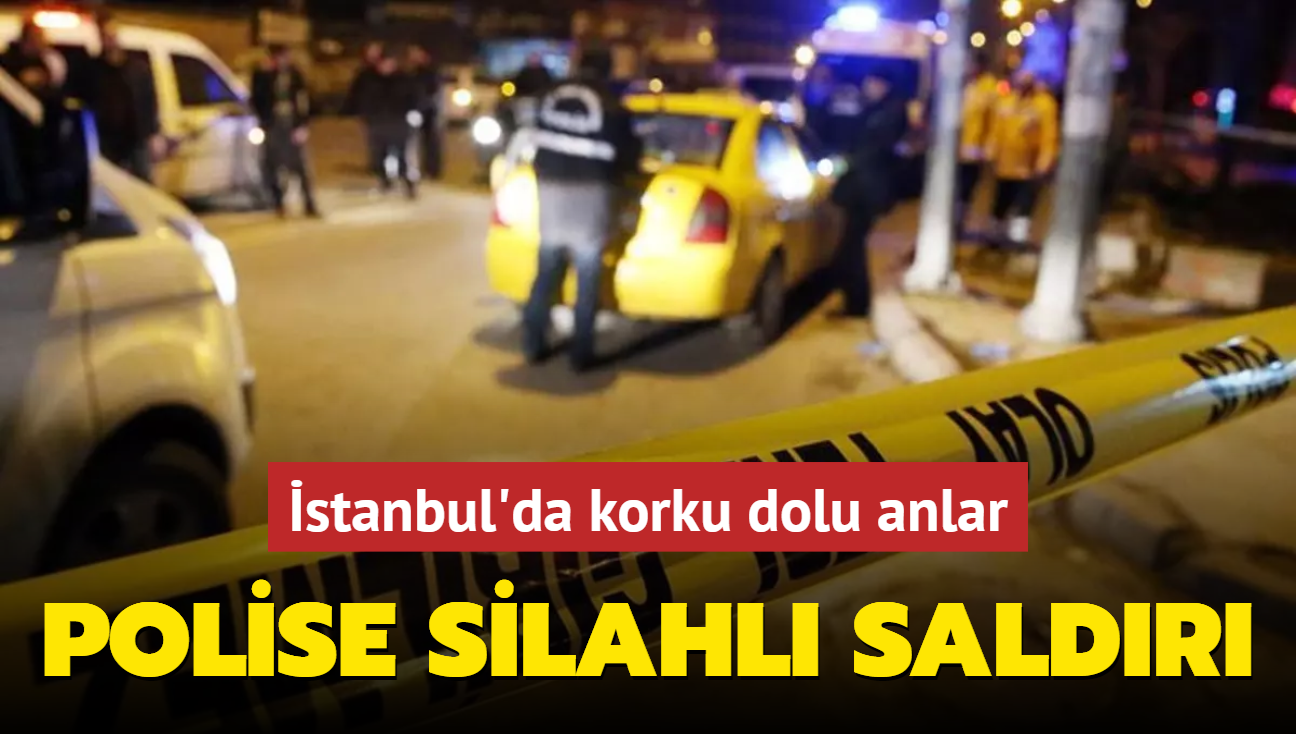 stanbul'da polise silahl saldr: 1 l