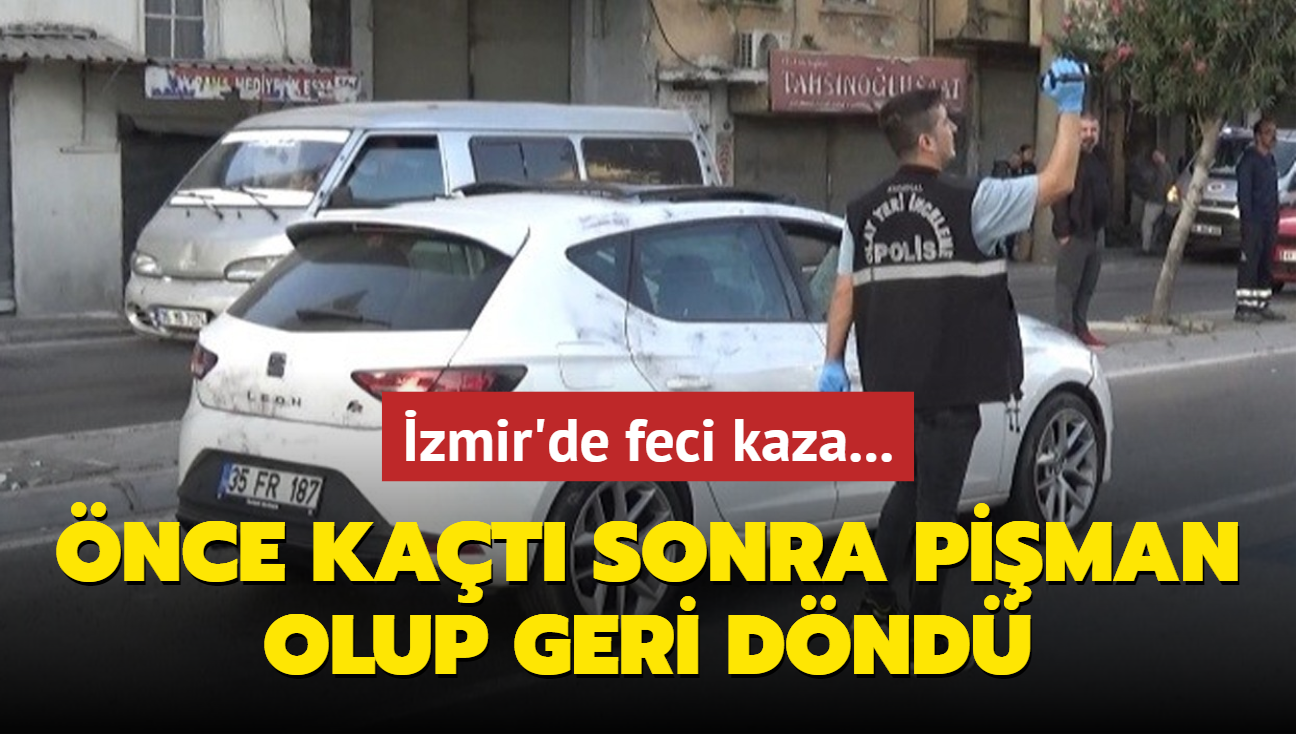 zmir'de feci kaza... nce kat, sonra piman oldu