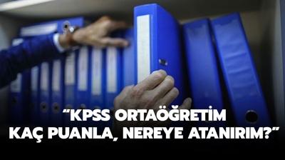 KPSS ka puanla nereye atanrm 2024? KPSS ortaretim 60,61,62,63,64,65,66,67,68,69 puanla hangi meslek? 