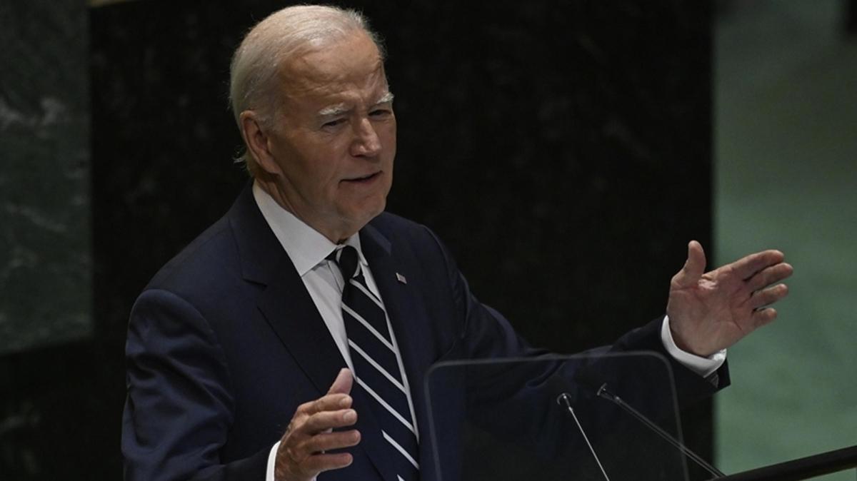 Biden'dan ilgin aklama: srail'in, ran'n petrol tesislerine saldrmasn tartyoruz