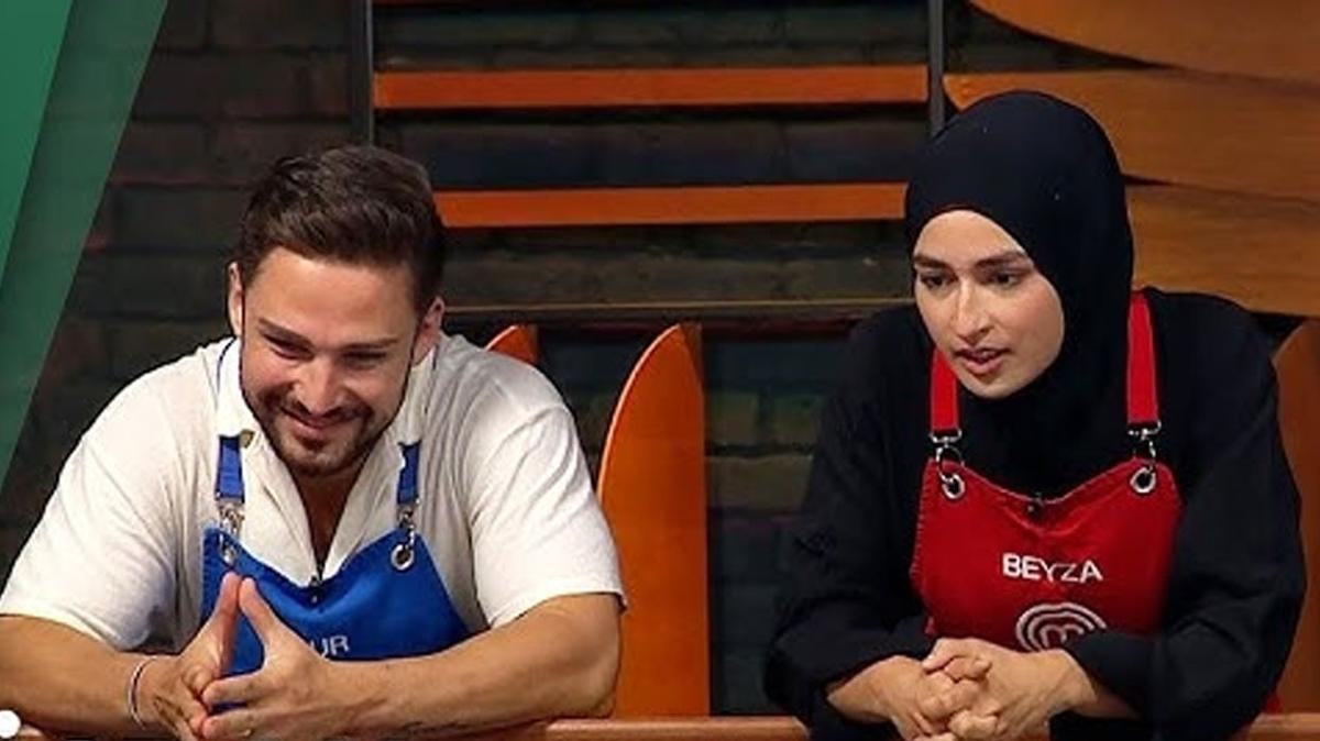 Onur MasterChef Beyza'ya yaplan yorumu grnce kedini tutamad! Savunmaya geti