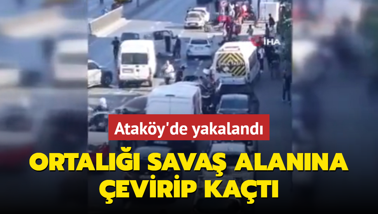 Avclar E5'te bir ara ok sayda araca arpp kat