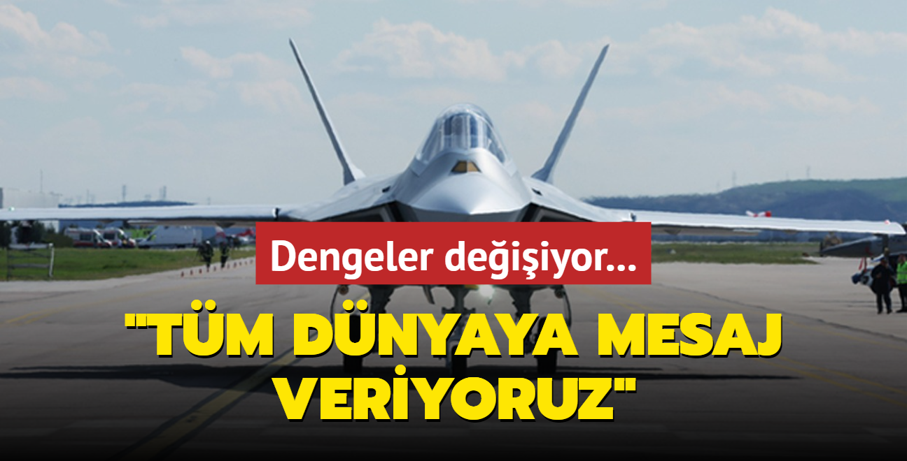 Dengeler deiiyor: Tm dnyaya mesaj veriyoruz