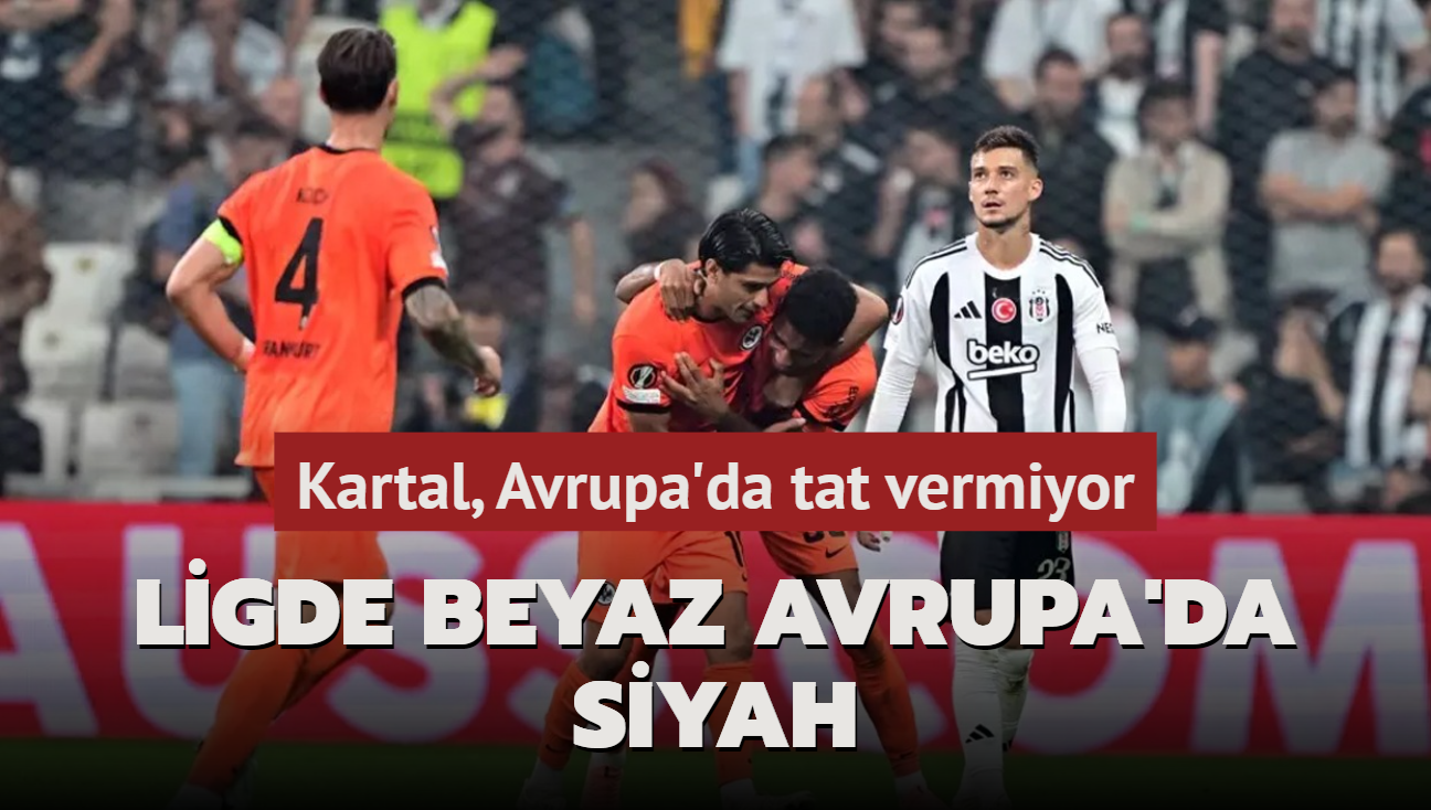 Ligde beyaz Avrupa'da siyah