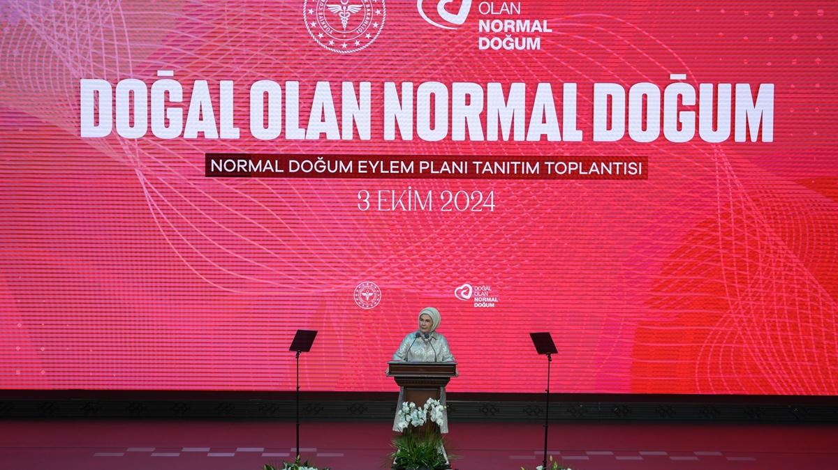 Emine Erdoan'dan normal douma tevik paylam