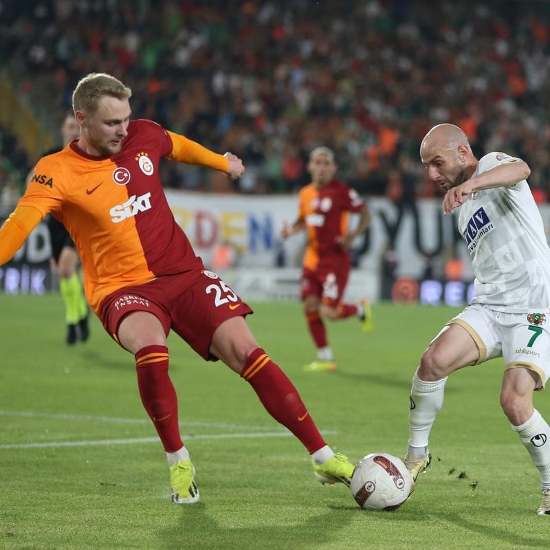 Galatasaray ile Alanyaspor 17. randevuda