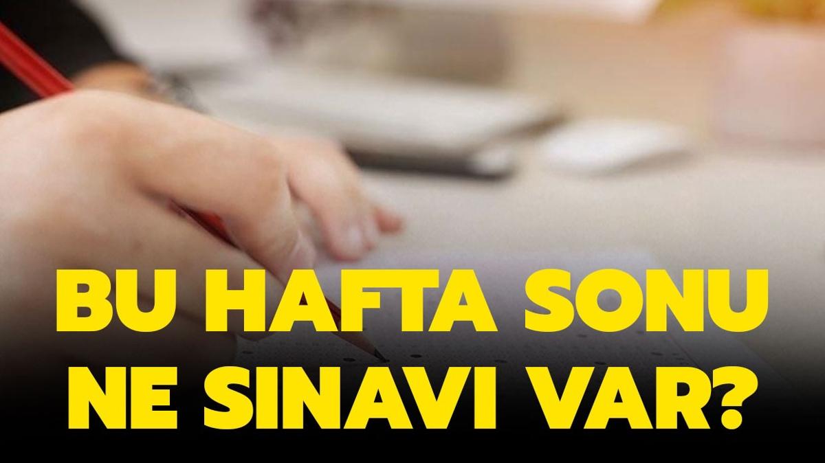 Hafta sonu snav var m" 5 - 6 Ekim 2024 snav takvimi