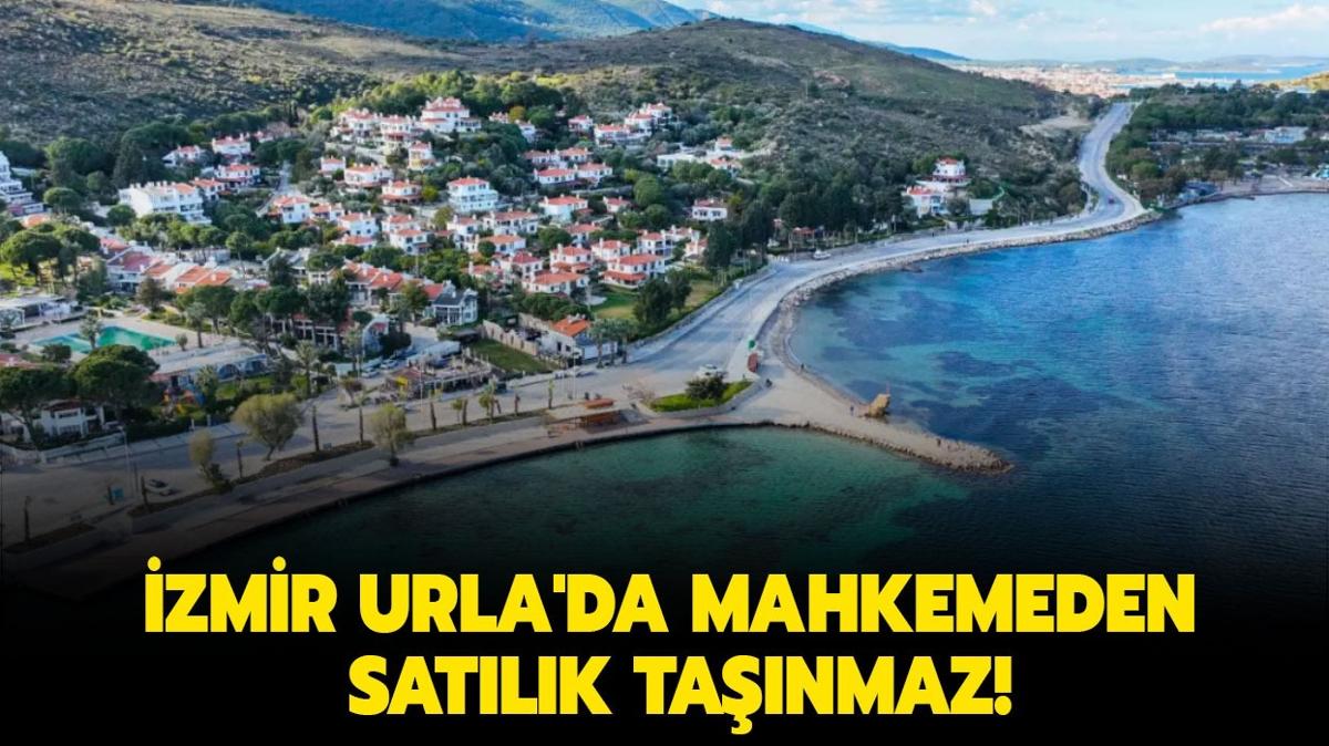 zmir Urla'da mahkemeden satlk tanmaz!