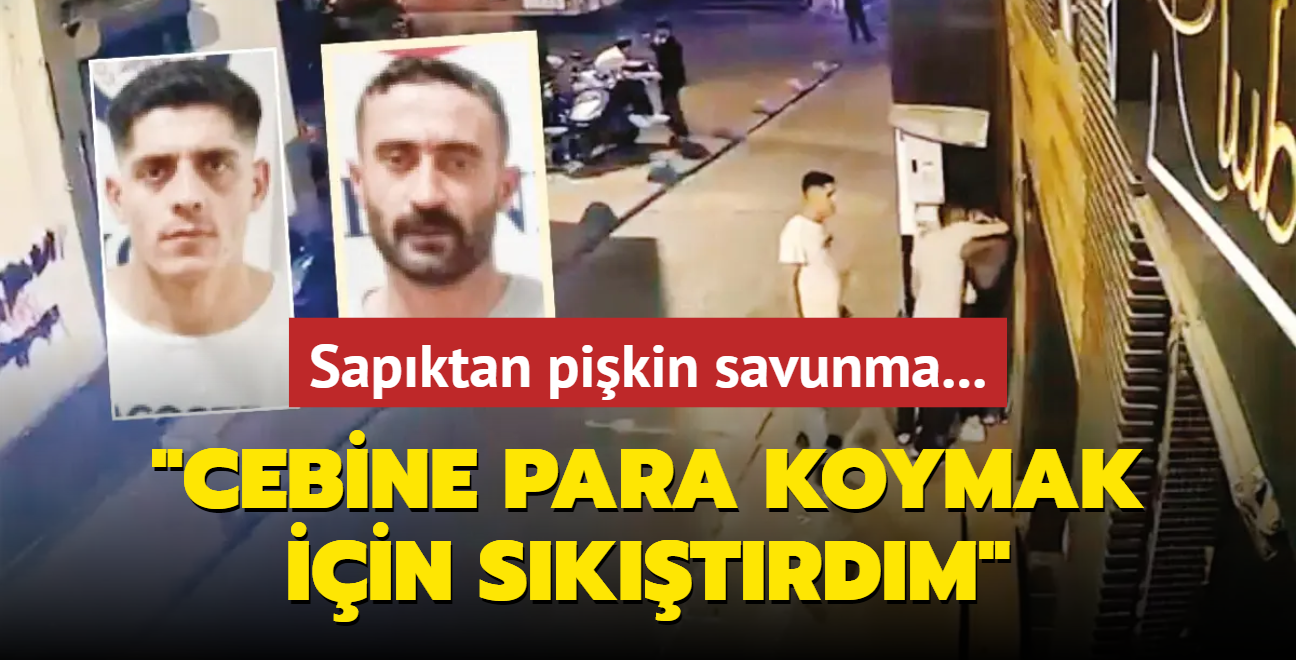 Sapktan pikin savunma: Cebine para koymak iin sktrdm