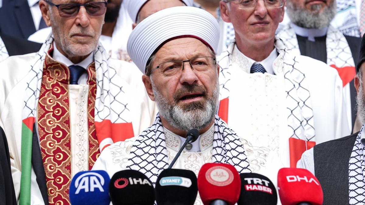 Diyanet leri Bakan Erba: Tm insanlk byk bir tehdit altnda