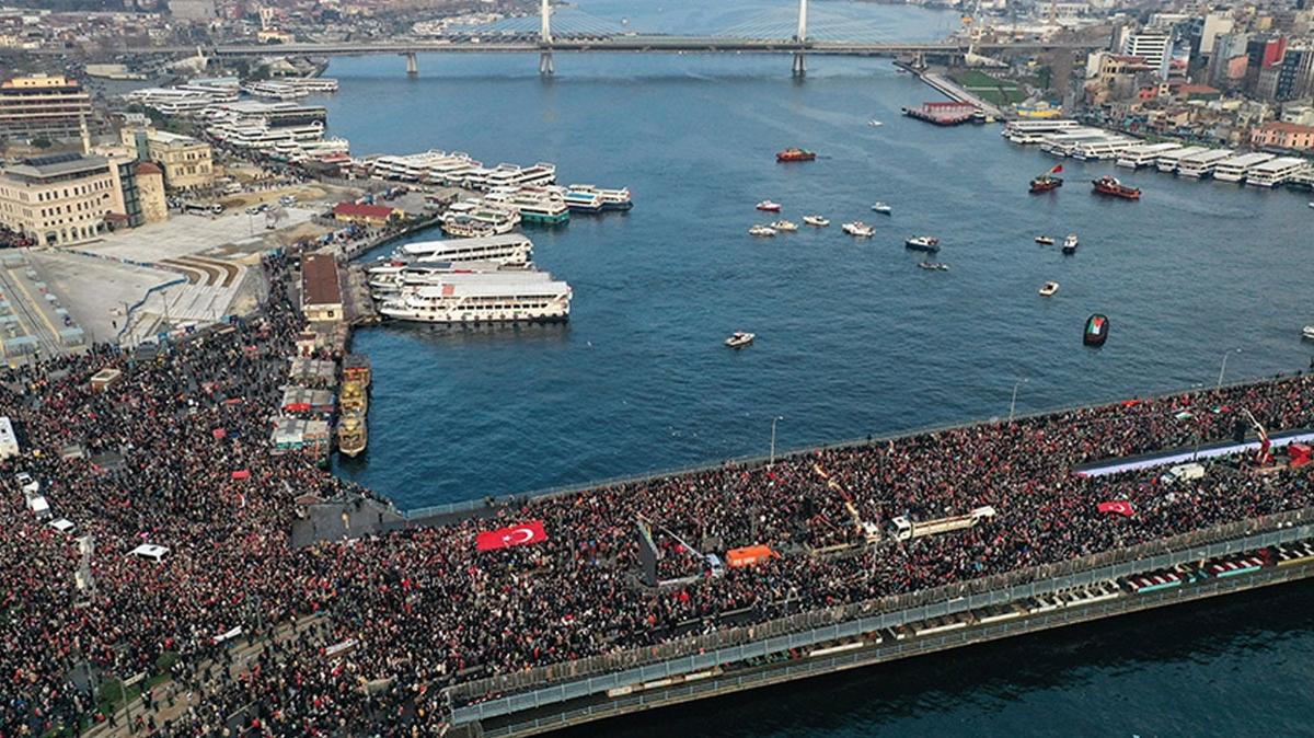 Türkiye Filistin'e destek için yürüyecek