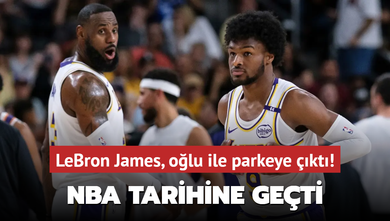 LeBron James, olu ile parkeye kt! NBA tarihine geti