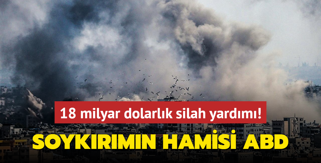 Soykrmn hamisi ABD... Bir ylda 18 milyar dolarlk silah yardm!