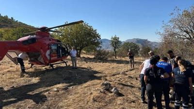 Siirt'te ambulans helikopter, aatan den kii iin havaland