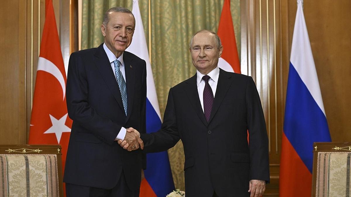 Bakan Erdoan, Putin ile telefonda grt