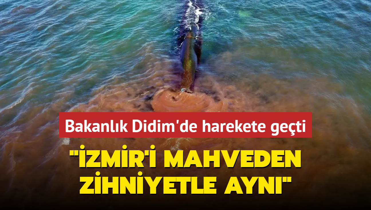 Bakanlk ihbar zerine harekete geti... Aydn Bykehir Belediyesi denize kirli su dearj ediyor