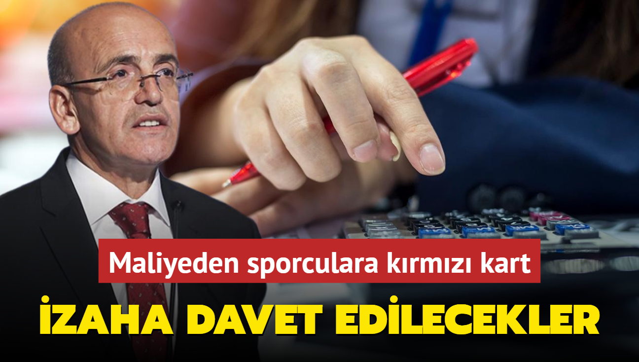 Maliyeden dk vergi deyen sporculara krmz kart! zaha davet edilecekler