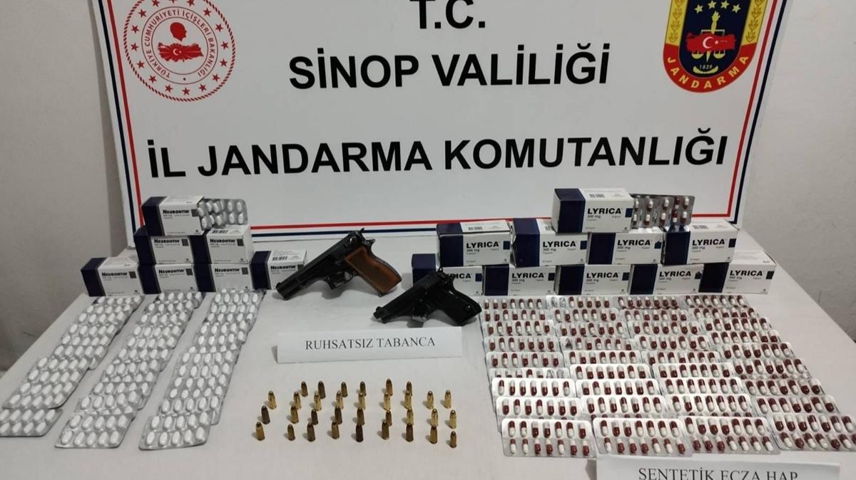 Sinop'ta uyuturucu operasyonu: 2 gzalt