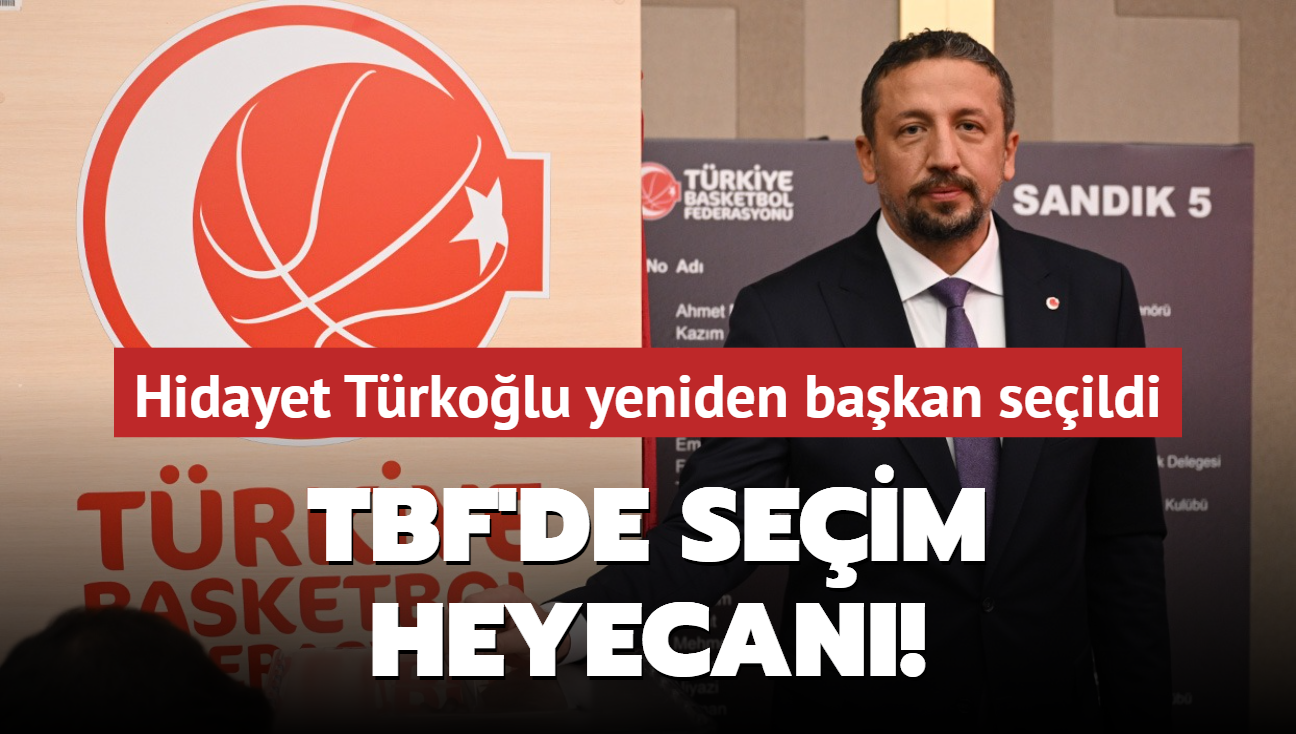 Trkiye Basketbol Federasyonu'nda seim heyecan! Hidayet Trkolu yeniden bakan seildi