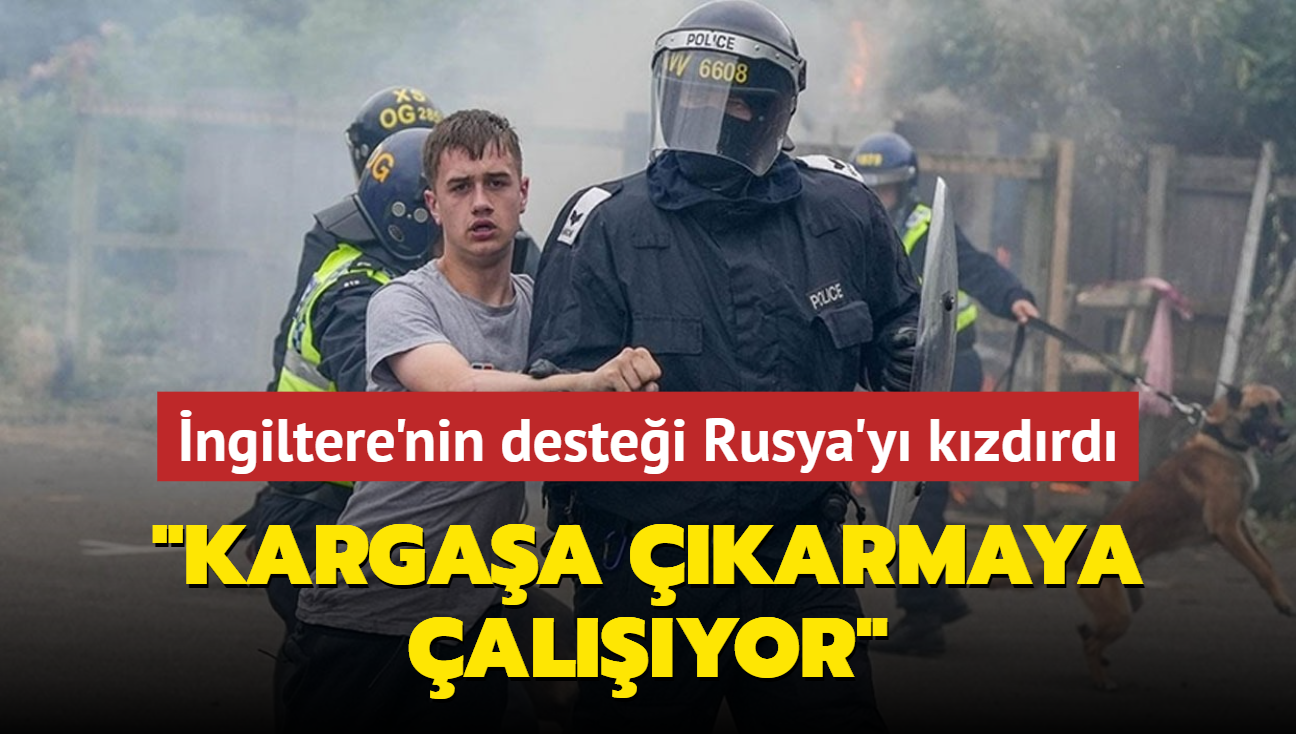 ngiltere'nin Ukrayna'ya destei Rusya'y kzdrd... 'Kargaa karmaya alyor'