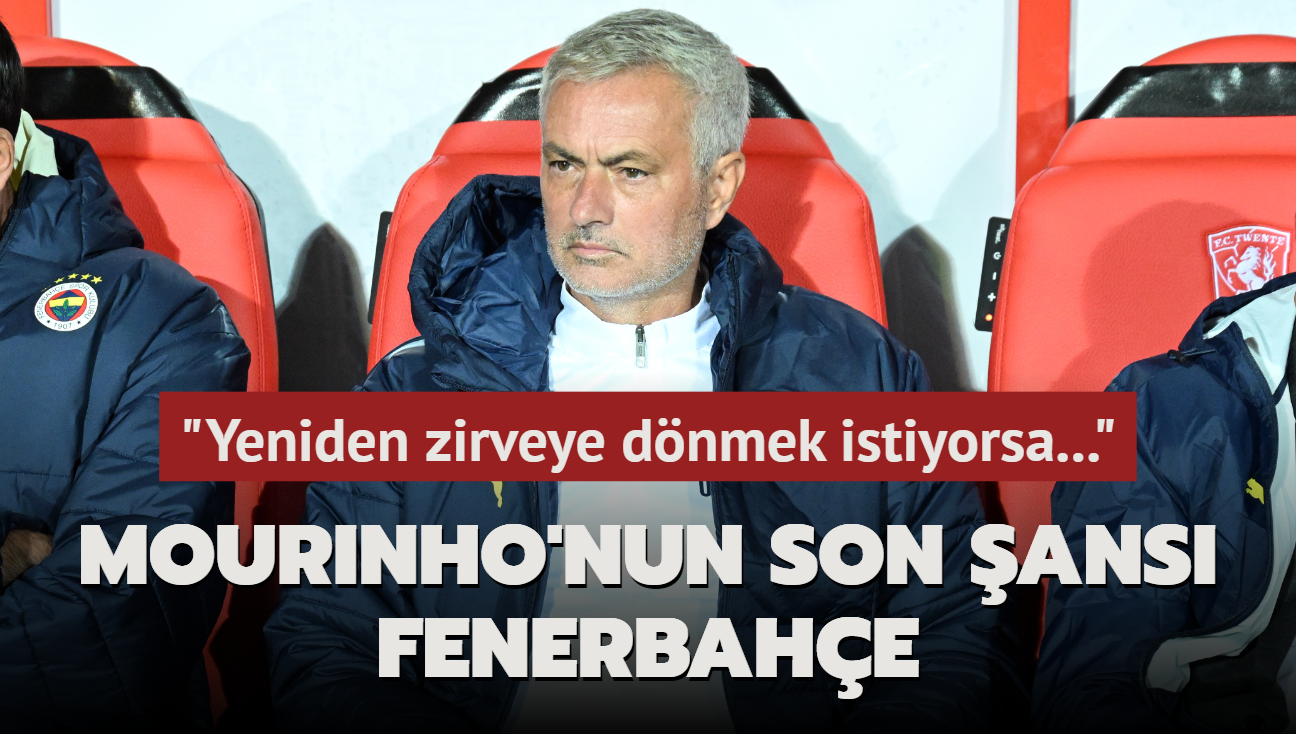 Mourinho'nun son ans Fenerbahe