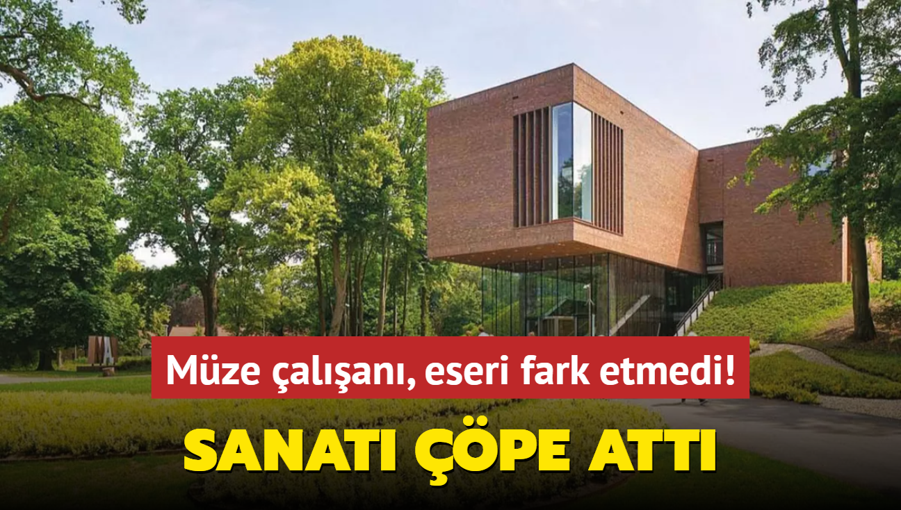 Sanat pe att! Mze alan, eseri fark etmedi!