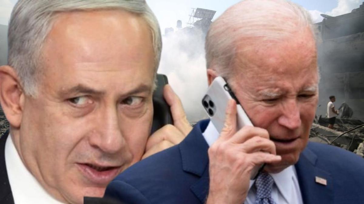 Netanyahu ile Biden ran'a saldr iin grecekler