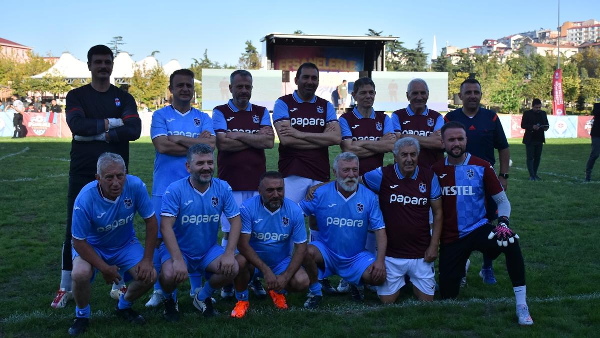 Trabzon'da gerekletirilen "Efsanelerle Yeniden Futbol Turnuvas" sonland