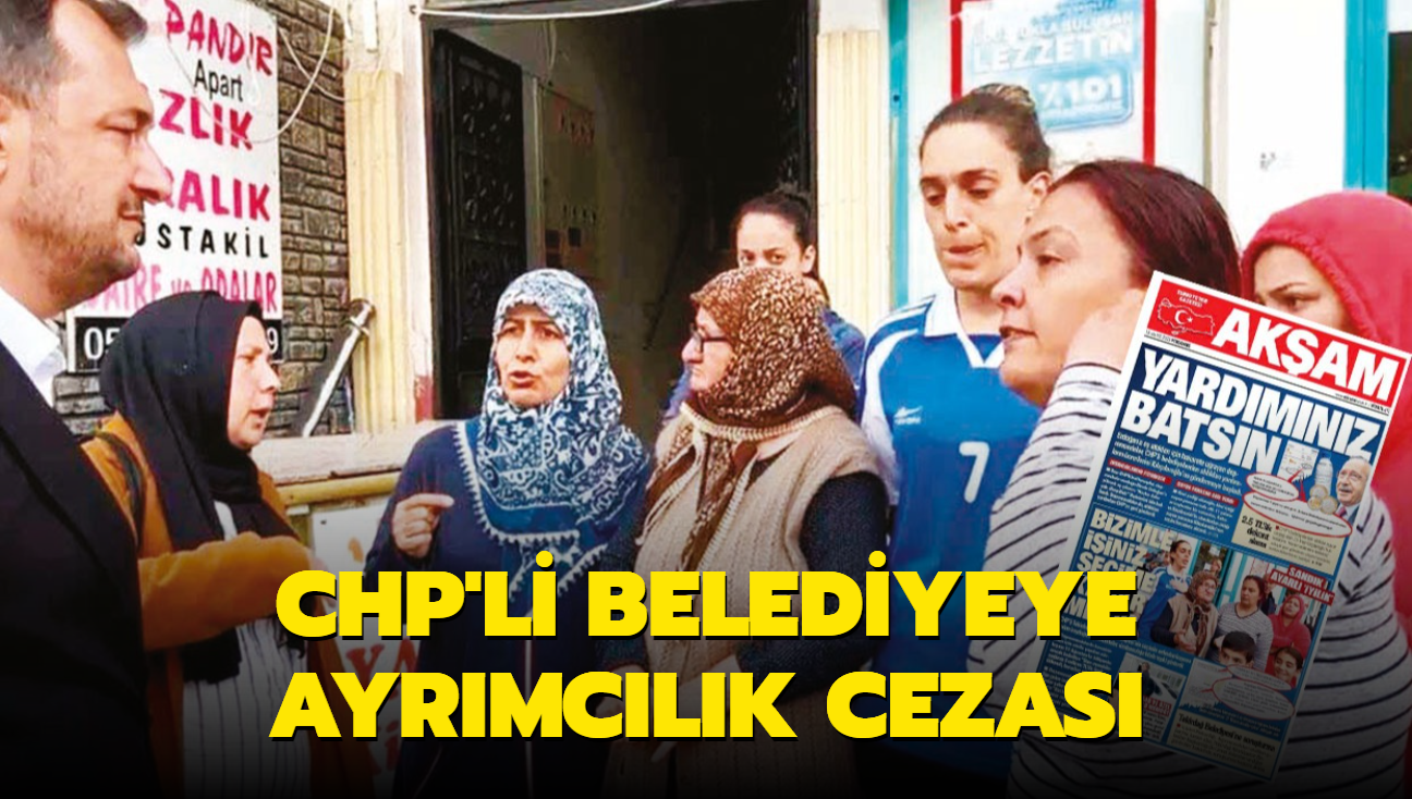 CHP'li belediyeye ayrmclk cezas