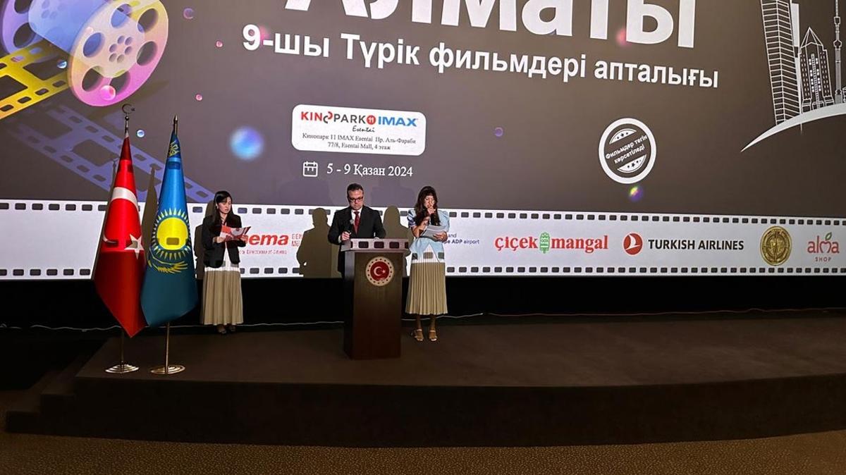Kazakistan'da 9'uncu kez dzenlenen Trk Filmleri Haftas youn ilgi grd