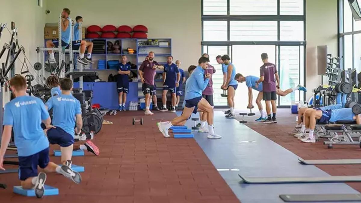 Trabzonspor'da Baakehir ma hazrlklar sryor