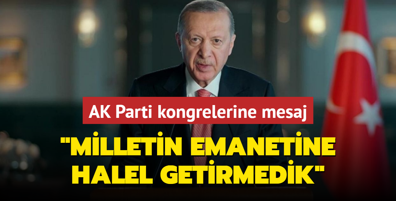 Bakan Erdoan: Milletin emanetine halel getirmedik