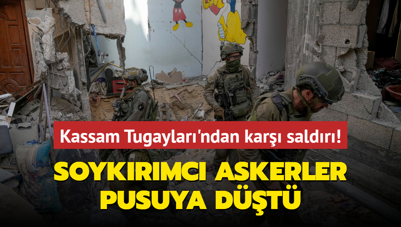 Soykrmc askerler pusuya dt... Kassam Tugaylar ve Kuds Seriyyeleri'nden kar saldr!