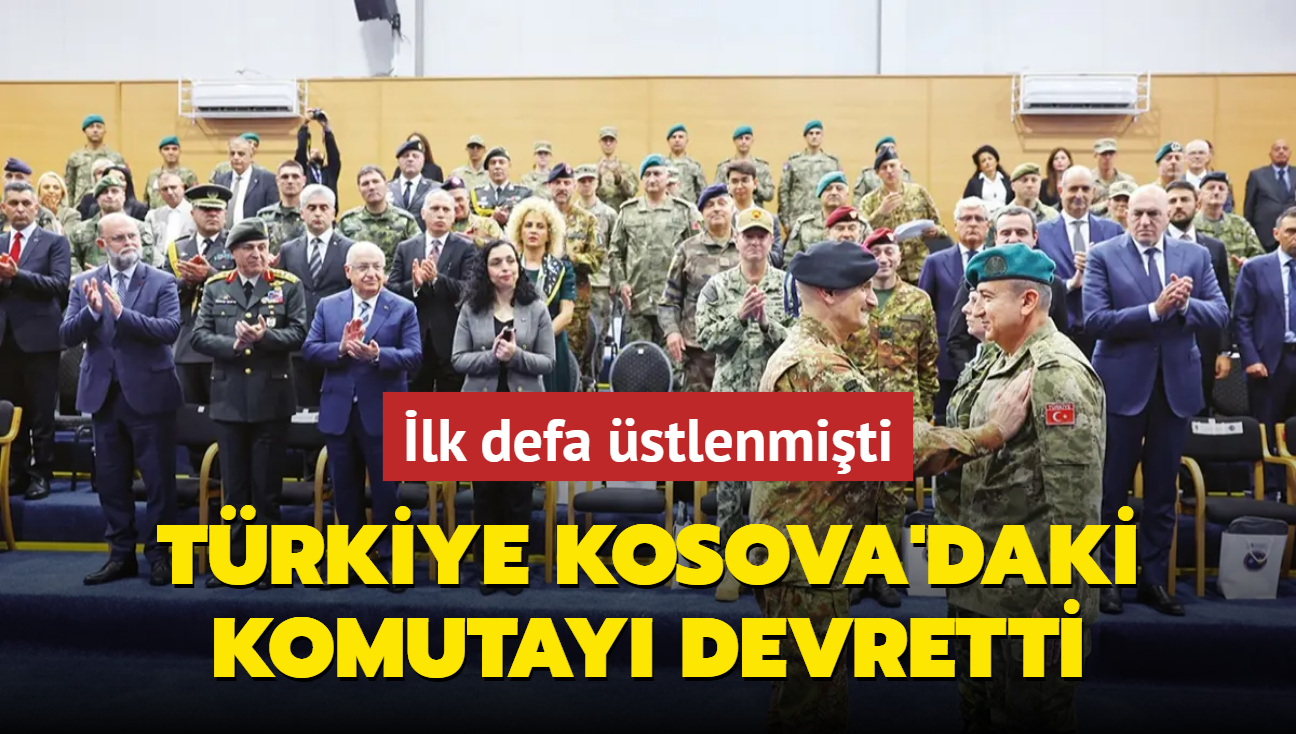 Trkiye Kosova'daki komutay devretti