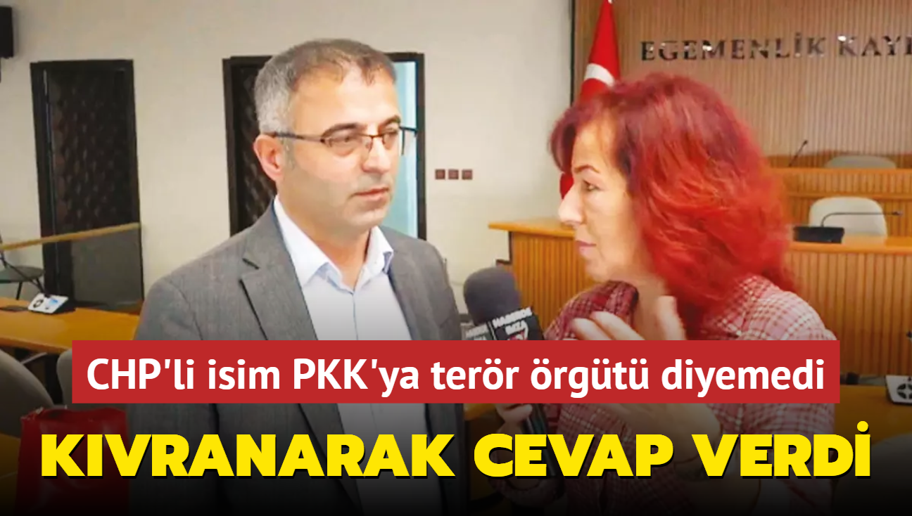 CHP'li bakan yardmcs PKK'ya terr rgt diyemedi