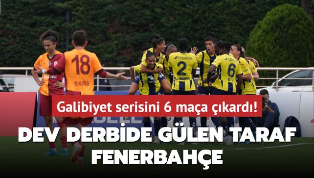 Galibiyet serisini 6 maa kard! Dev derbide glen taraf Fenerbahe