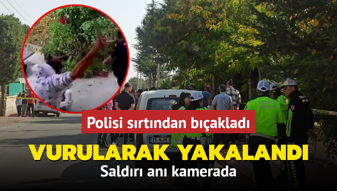 Dn stanbul bugn Konya... Polisi srtndan baklad: Saldr an kamerada