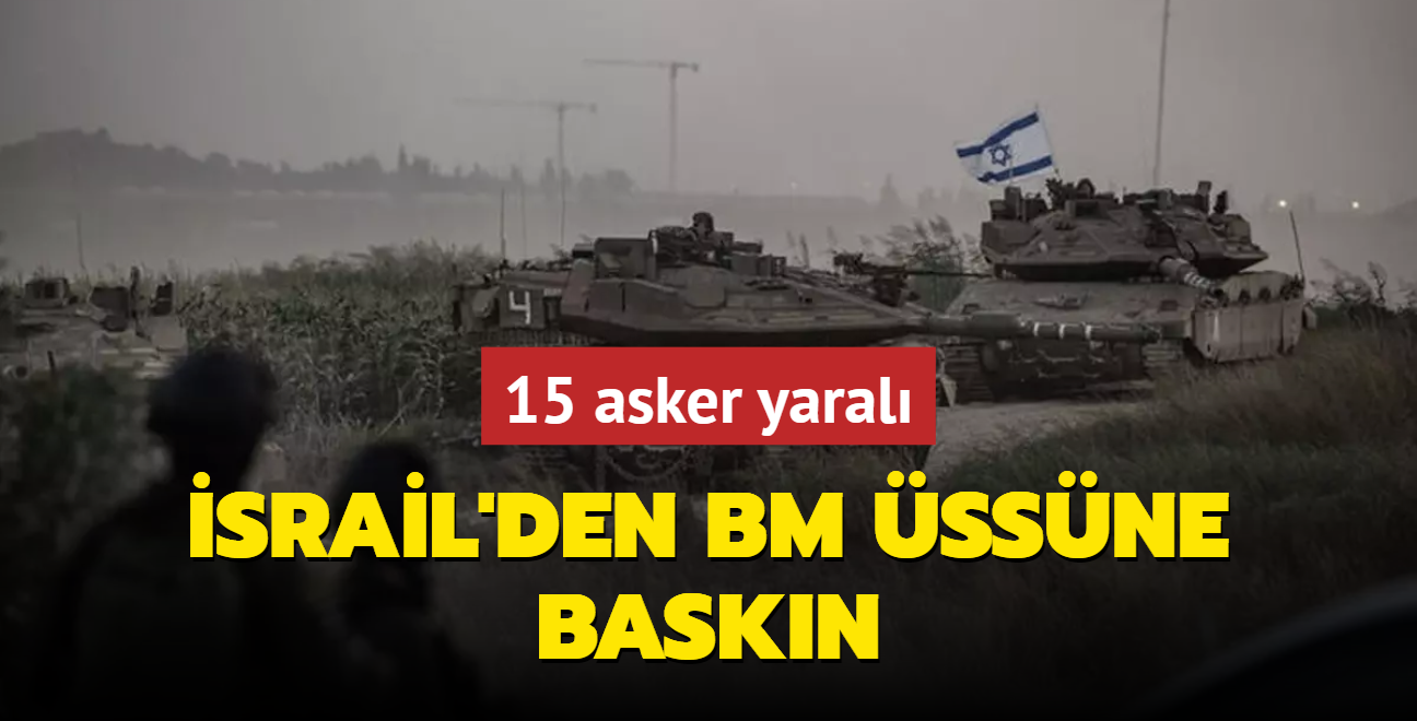 srail tanklarndan BM ssne baskn: 15 BM askeri yaral!