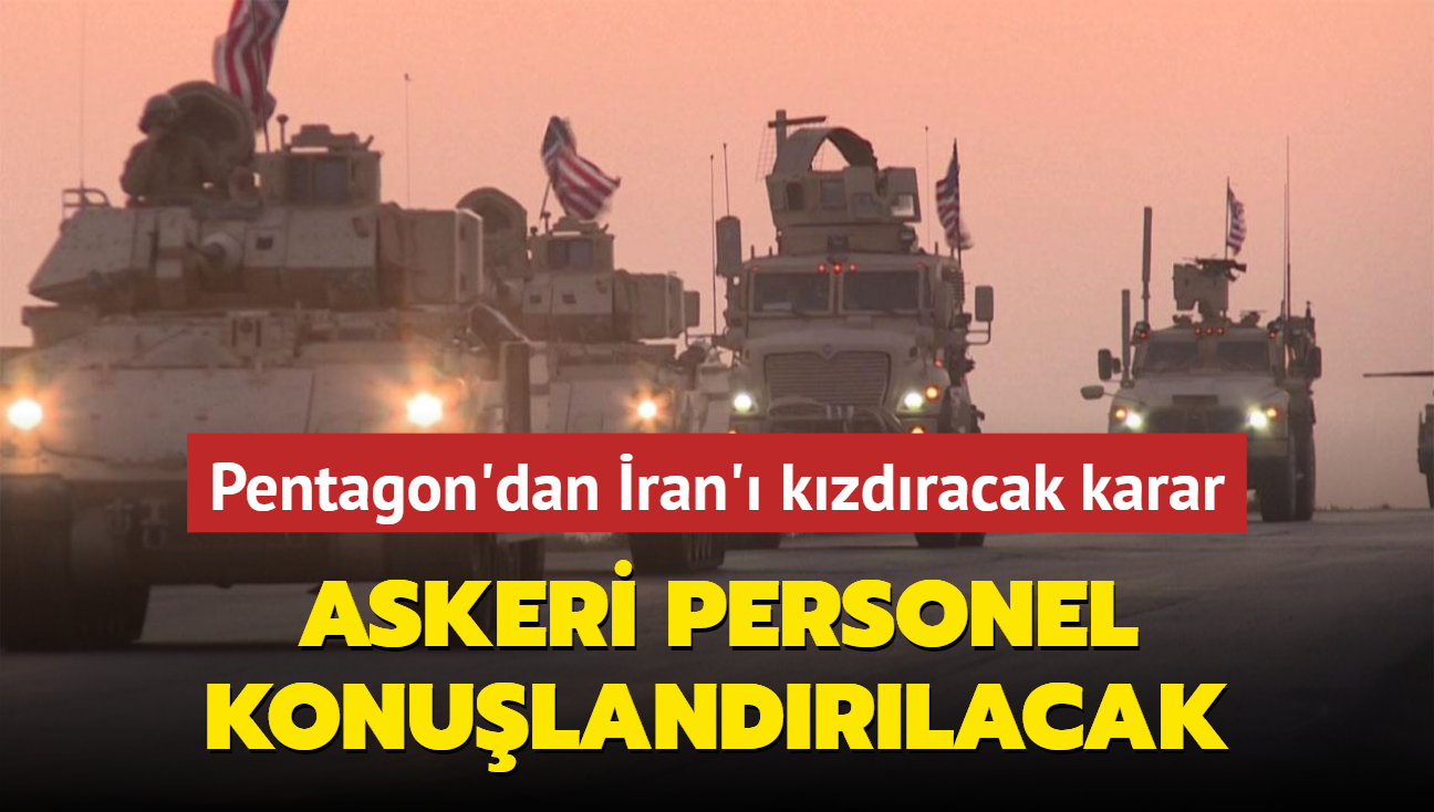 Pentagon'dan ran' kzdracak karar! Askeri personel konulandrlacak