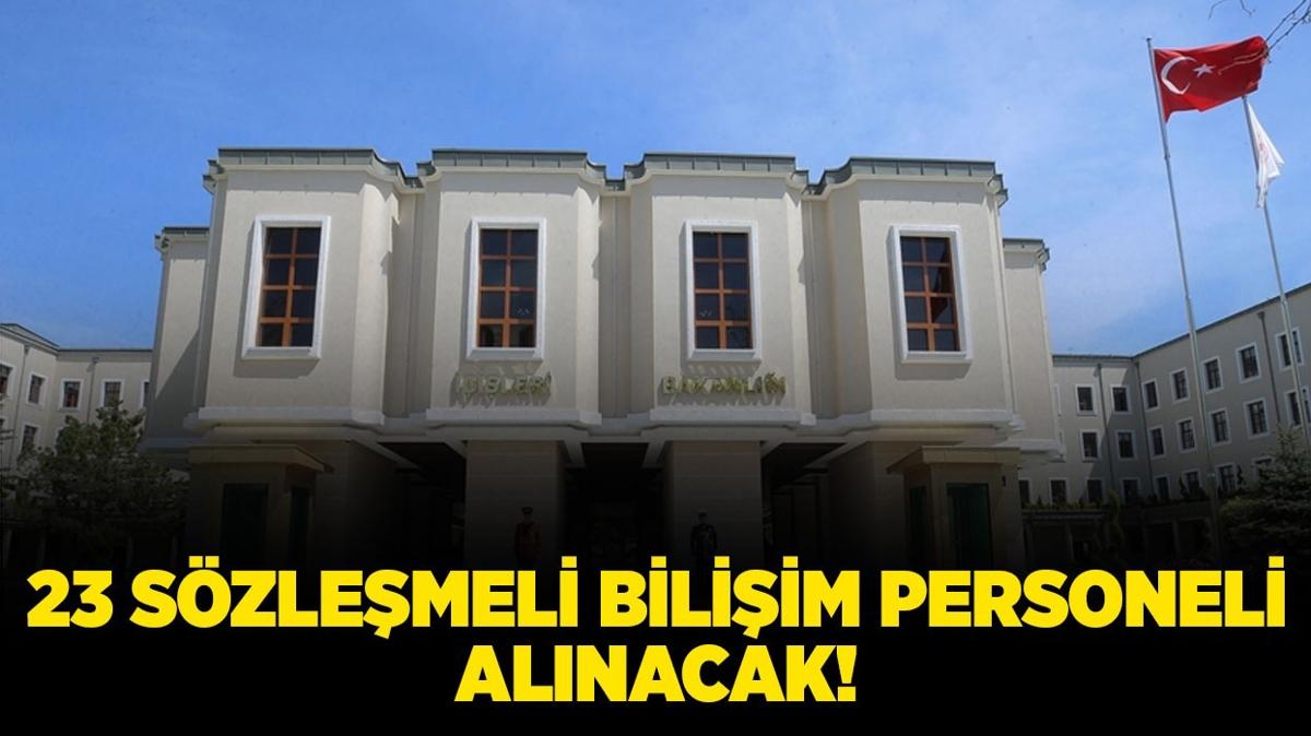 ileri Bakanl Szlemeli 23 Szlemeli Biliim Personeli alacak!