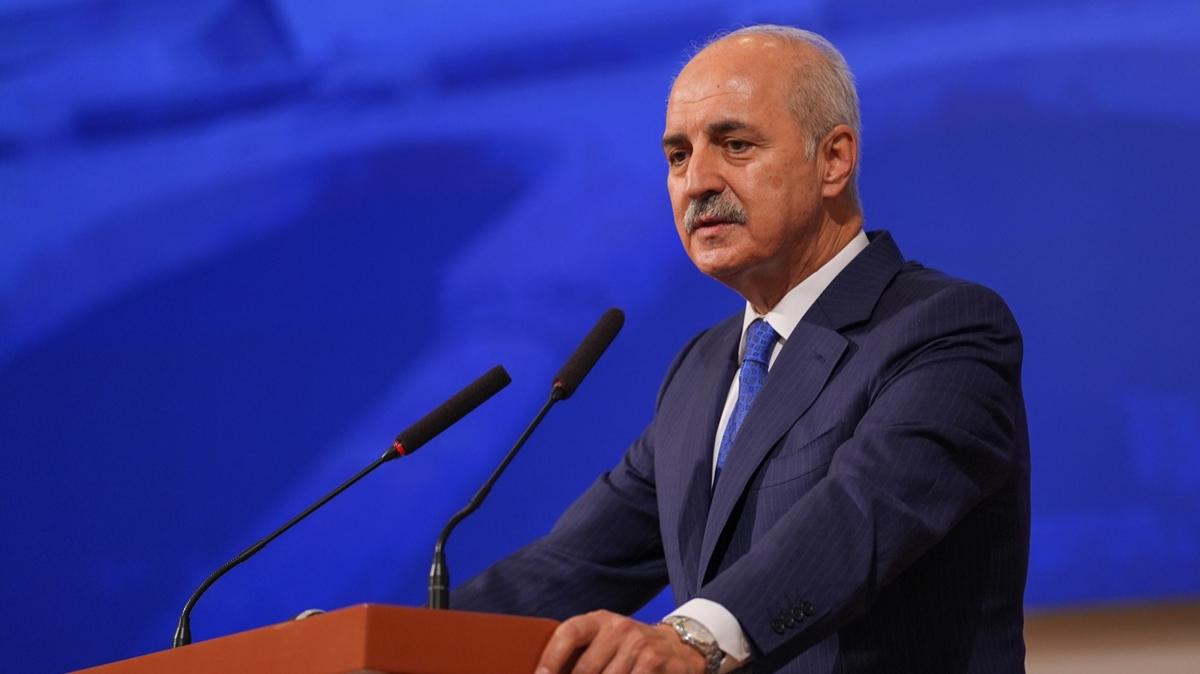 TBMM Bakan Kurtulmu'tan Filistin ars