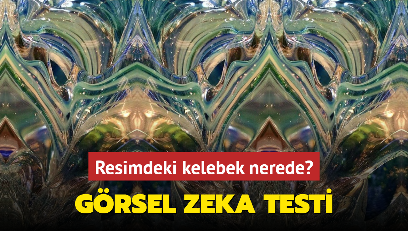 Grsel zeka testi: nsanlarn sadece yzde 1'i kelebei fark edebilir! Bu siz misiniz"