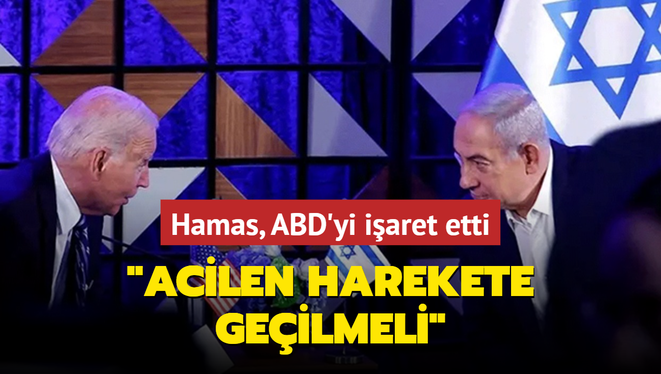 Hamas, ABD'yi iaret etti!