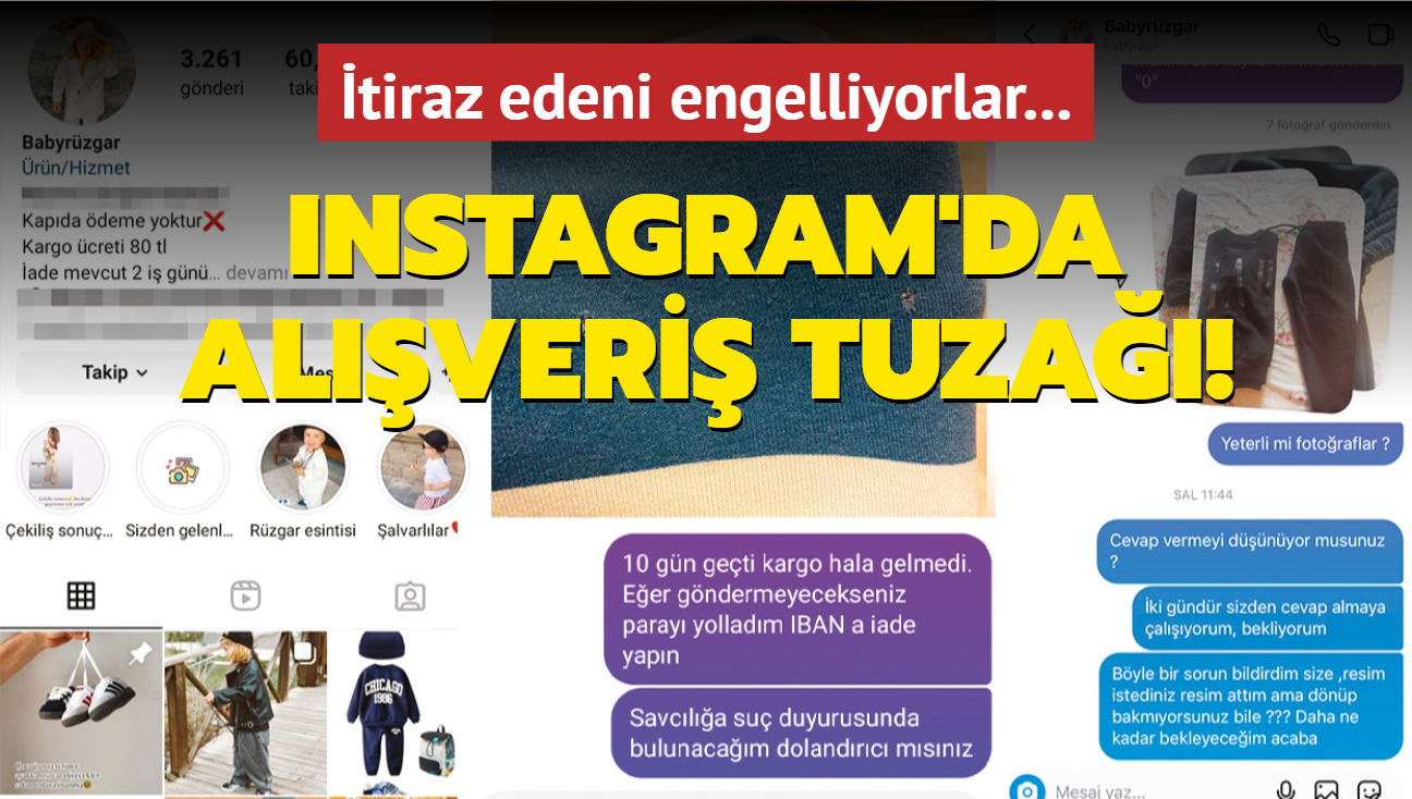 nstagram'da alveri tuza! tiraz edeni engelliyorlar