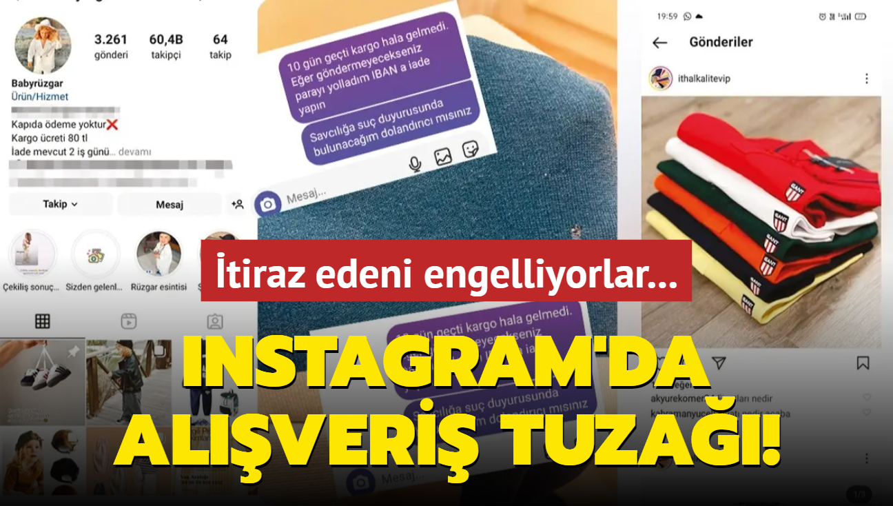 nstagram'da alveri tuza! tiraz edeni engelliyorlar