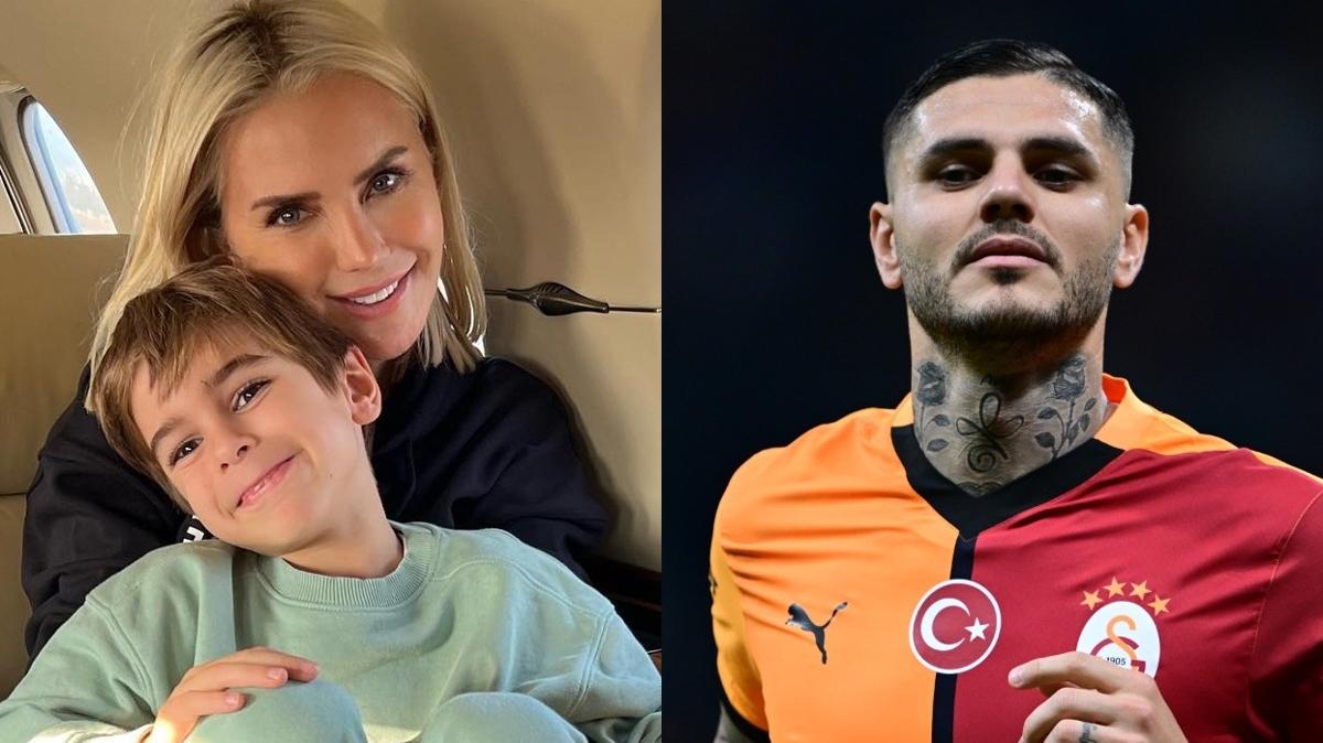 Beiktal Ece Erken, Icardi ile bir arada!